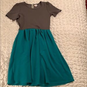 LuLaRoe two toned Amelia dress